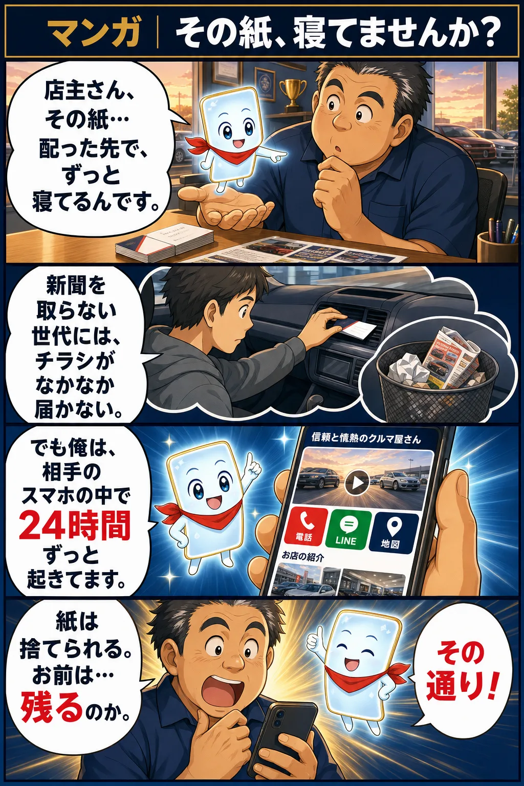 なぜ今、紙では届かないのか｜マンガ｜その紙、寝てませんか？